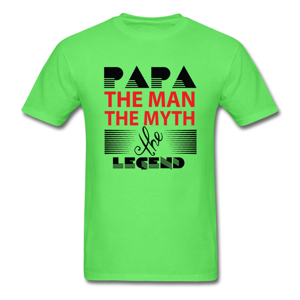 Papa The Man The Myth The Legend Men's T-Shirt - kiwi