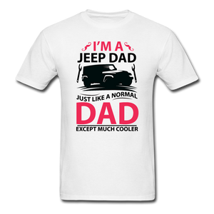 I'm A Jeep Dad Men's T-Shirt - white