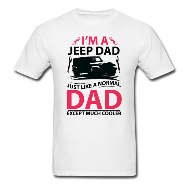 I'm A Jeep Dad Men's T-Shirt - white