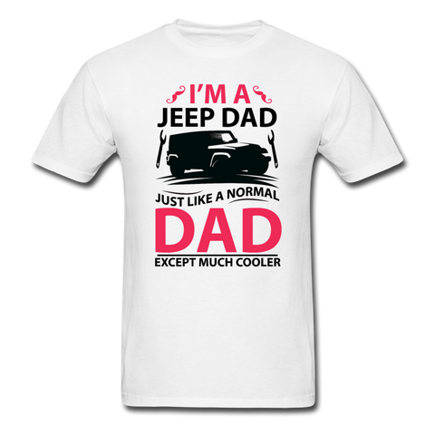 I'm A Jeep Dad Men's T-Shirt - white