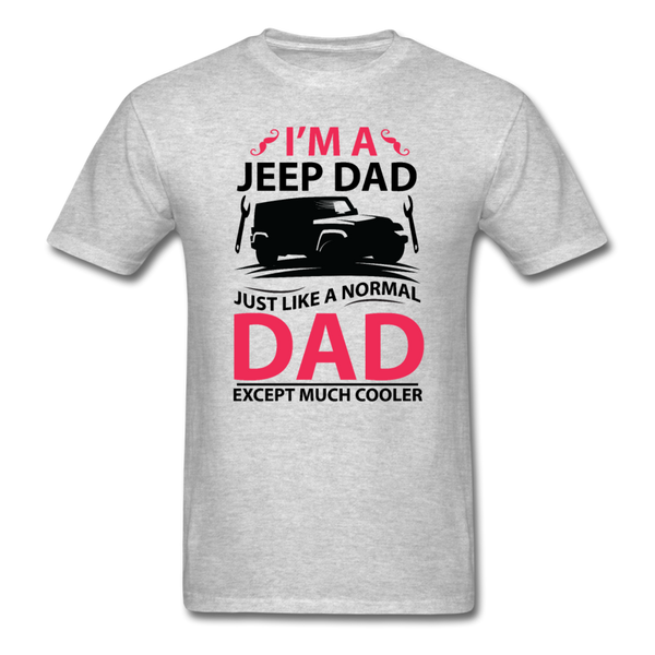 I'm A Jeep Dad Men's T-Shirt - heather gray