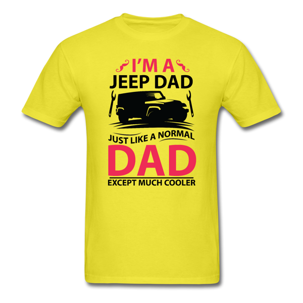 I'm A Jeep Dad Men's T-Shirt - yellow