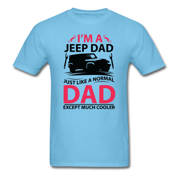 I'm A Jeep Dad Men's T-Shirt - aquatic blue