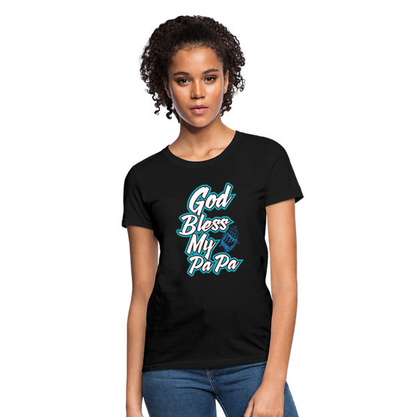 God Bless My PaPa Women's T-Shirt - black