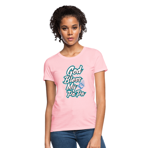 God Bless My PaPa Women's T-Shirt - pink