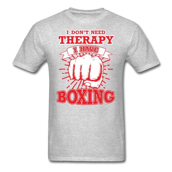 I Don't Need Therapy I Have Boxing Men's T-Shirt - heather gray