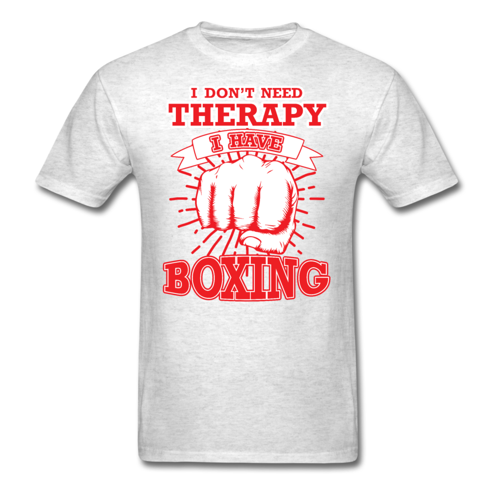 I Don't Need Therapy I Have Boxing Men's T-Shirt - light heather gray