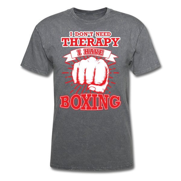 I Don't Need Therapy I Have Boxing Men's T-Shirt - mineral charcoal gray