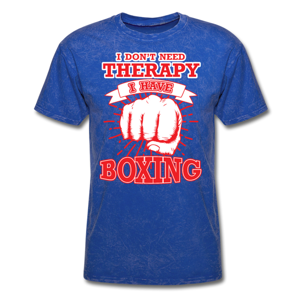 I Don't Need Therapy I Have Boxing Men's T-Shirt - mineral royal