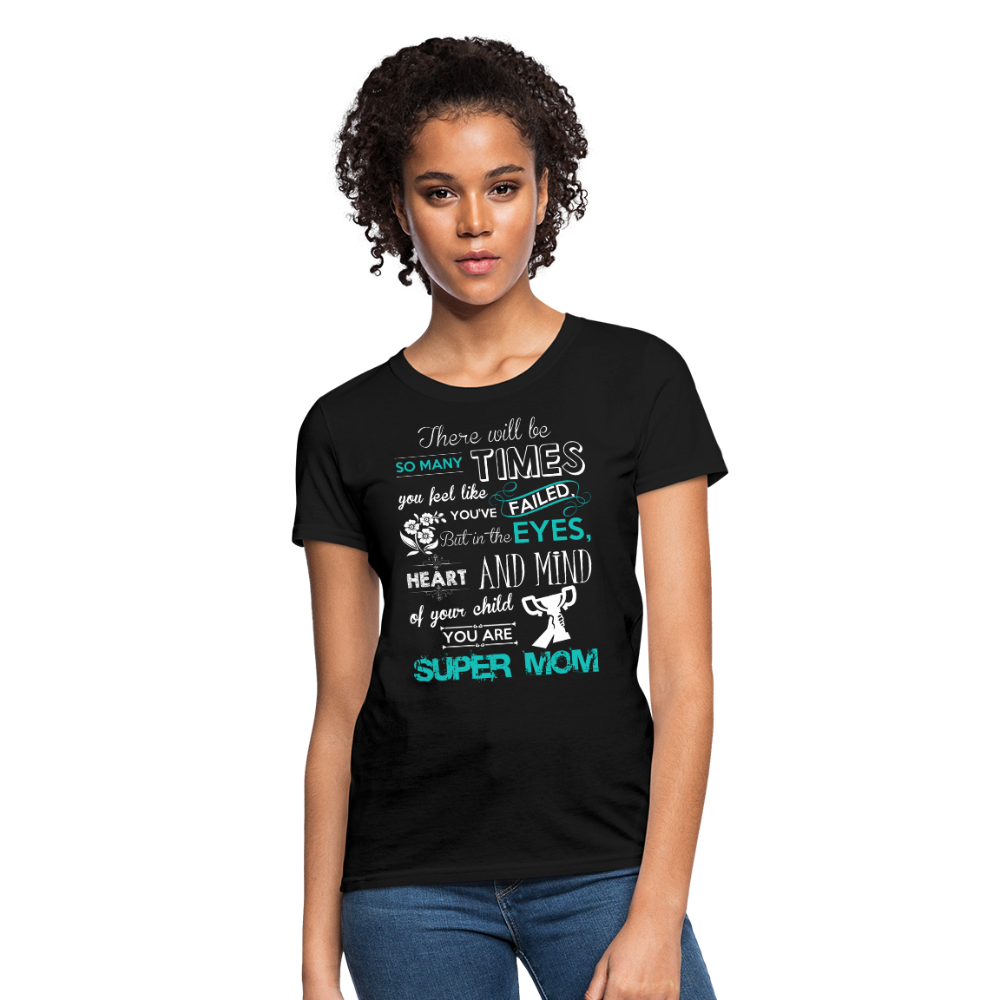 Super Mom Women's T-Shirt - black