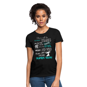 Super Mom Women's T-Shirt - black