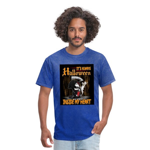 It's Always Halloween Inside My Heart Men's T-Shirt - mineral royal