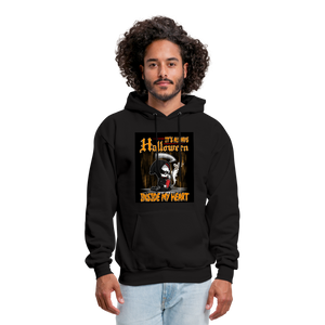 It's Always Halloween Inside My Heart Men's Hoodie - black