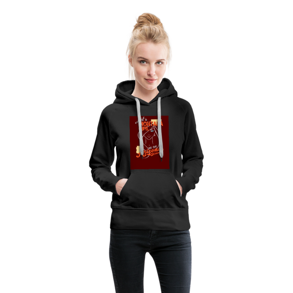 Just A Montana Girl In An Arizona World Women’s Premium Hoodie - black