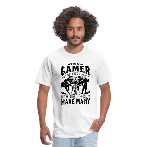 I'm A Gamer Men's T-Shirt - white