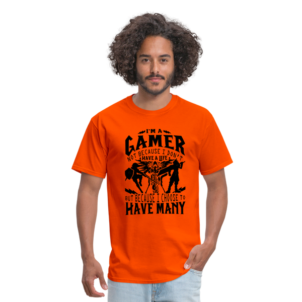 I'm A Gamer Men's T-Shirt - orange