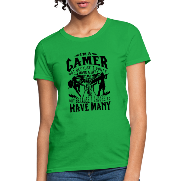 I'm A Gamer Women's T-Shirt - bright green