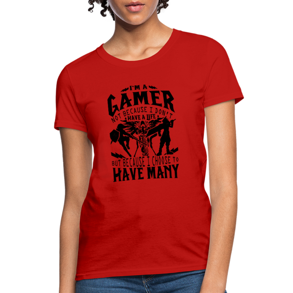 I'm A Gamer Women's T-Shirt - red