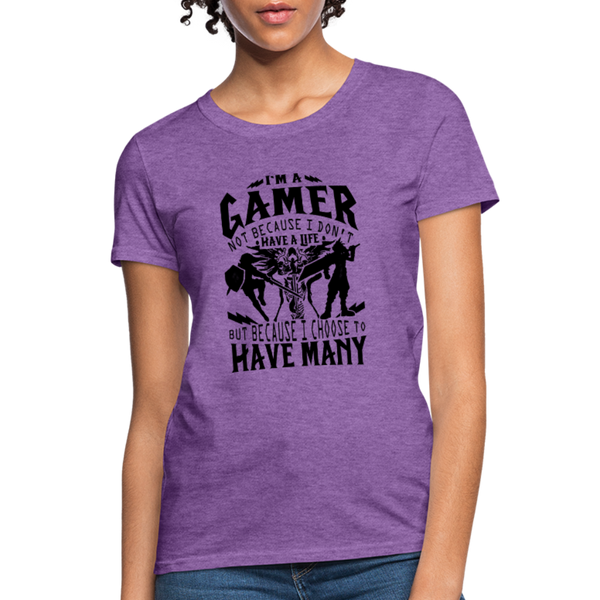 I'm A Gamer Women's T-Shirt - purple heather