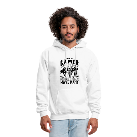 I'm A Gamer Men's Hoodie - white