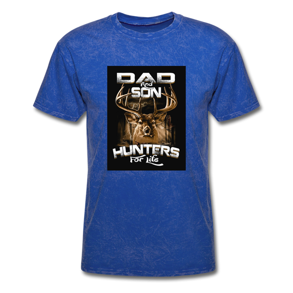 Dad & Son Hunters For Life Men's T-Shirt - mineral royal