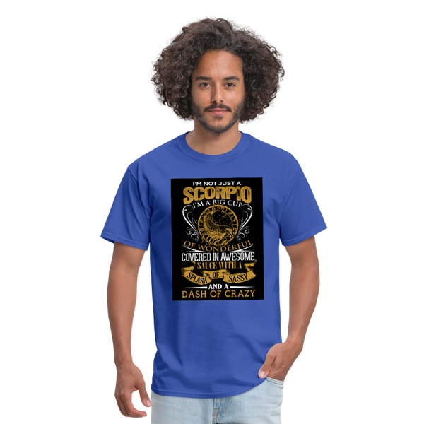 I'm Not Just A Scorpio Men's T-Shirt - royal blue