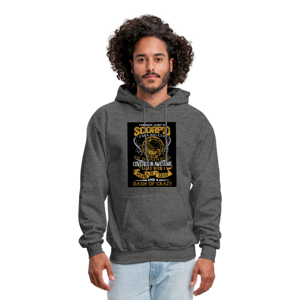 I'm Not Just A Scorpio Men's Hoodie - charcoal gray