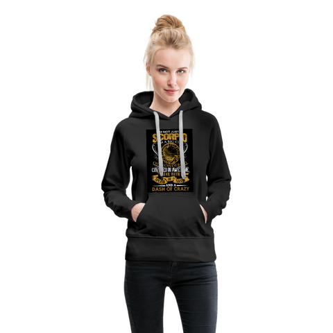 I'm Not Just A Scorpio Women’s Premium Hoodie - black