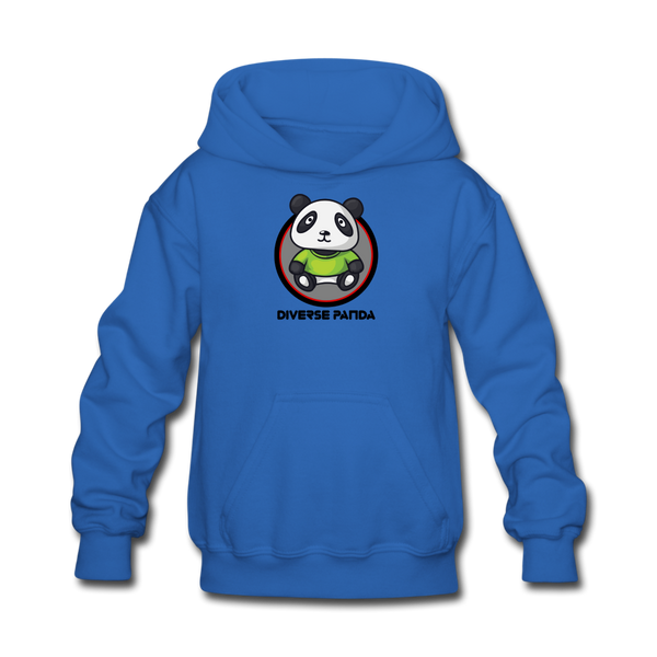 Original Diverse Panda Kids' Hoodie - royal blue