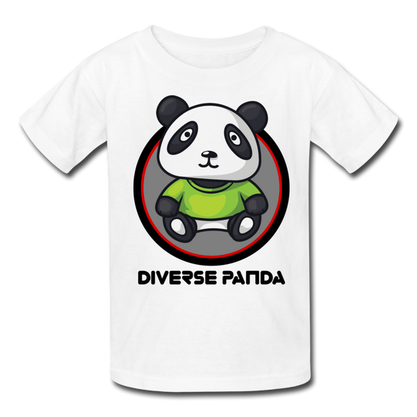 Original Diverse Panda Kids' T-Shirt - white