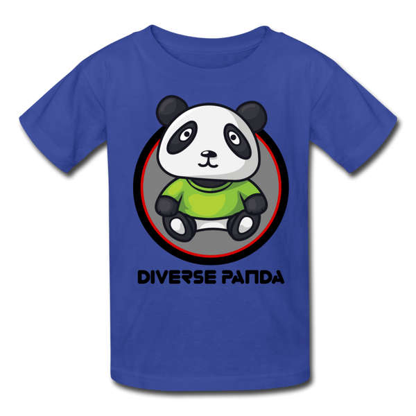 Original Diverse Panda Kids' T-Shirt - royal blue