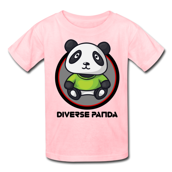 Original Diverse Panda Kids' T-Shirt - pink