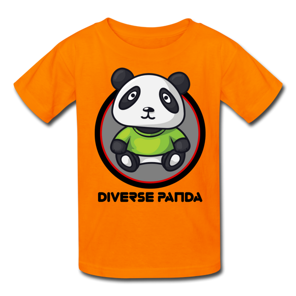 Original Diverse Panda Kids' T-Shirt - orange