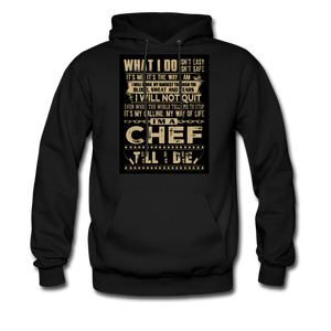 Chef Men's Hoodie - black