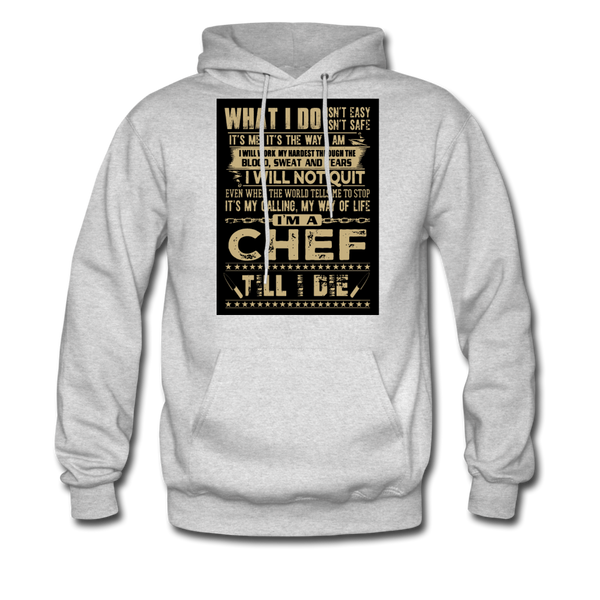 Chef Men's Hoodie - ash 