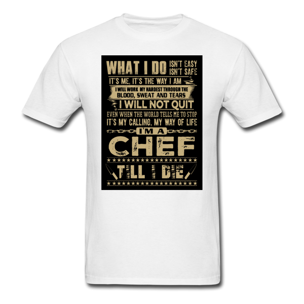 Chef Men's T-Shirt - white