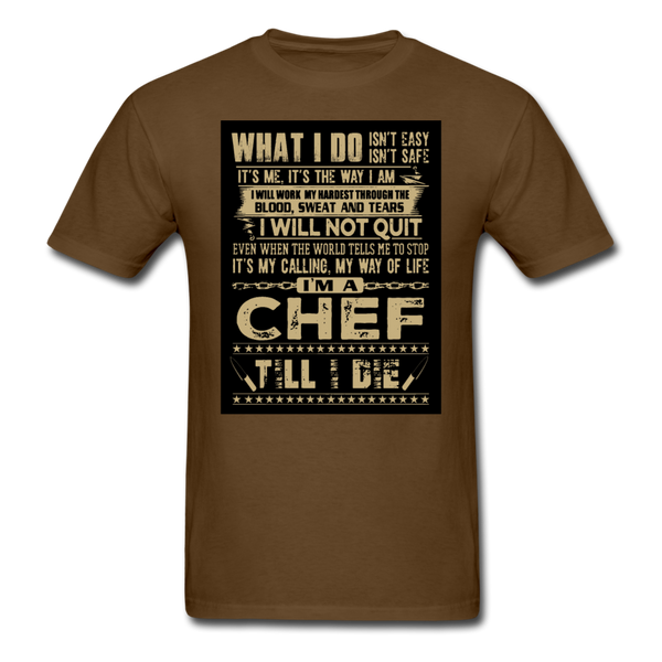 Chef Men's T-Shirt - brown