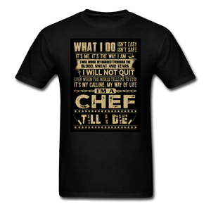 Chef Men's T-Shirt - black