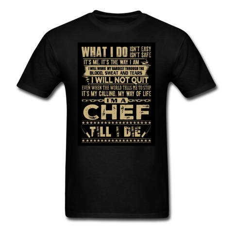 Chef Men's T-Shirt - black