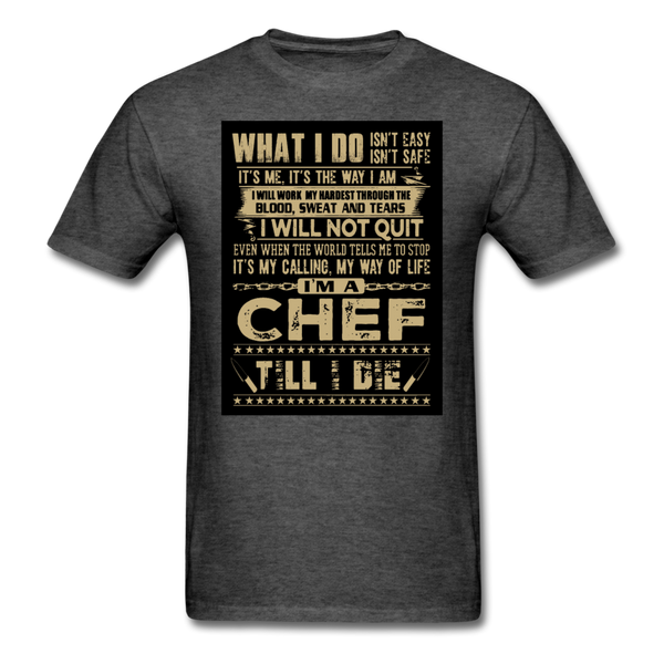 Chef Men's T-Shirt - heather black