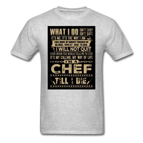 Chef Men's T-Shirt - heather gray