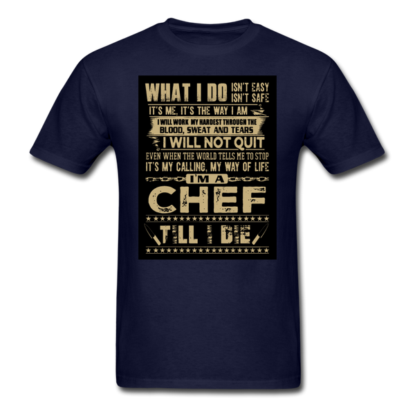 Chef Men's T-Shirt - navy