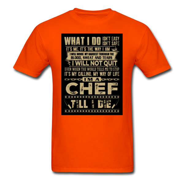 Chef Men's T-Shirt - orange