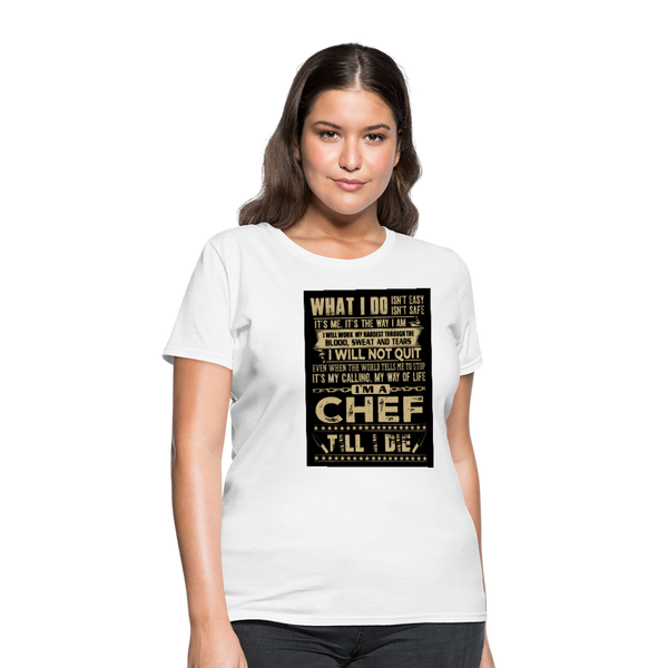 Chef Women's T-Shirt - white