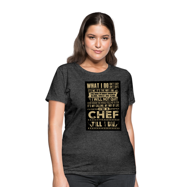 Chef Women's T-Shirt - heather black