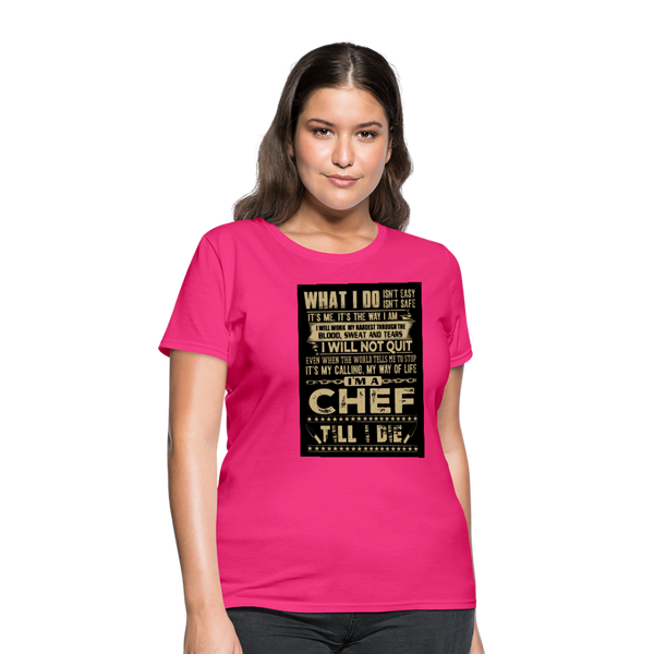 Chef Women's T-Shirt - fuchsia