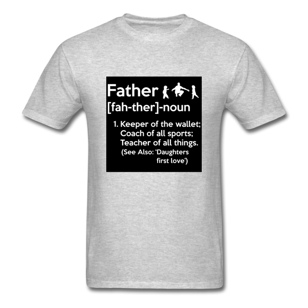 Father Definition Men's T-Shirt - heather gray