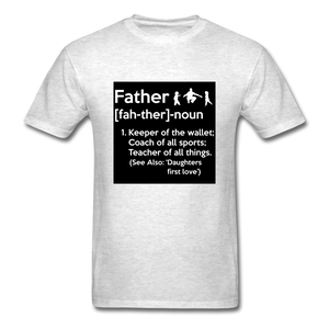 Father Definition Men's T-Shirt - light heather gray