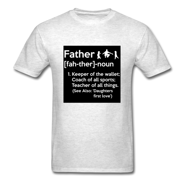 Father Definition Men's T-Shirt - light heather gray