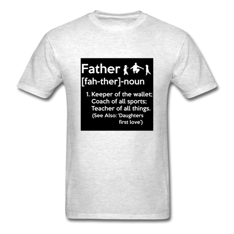 Father Definition Men's T-Shirt - light heather gray